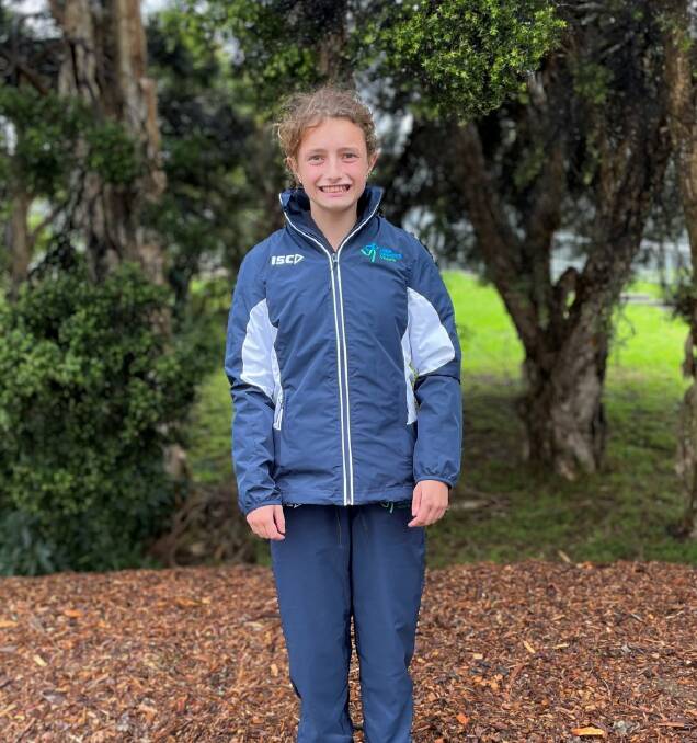Eleanor Downey won five medals at the Australian Little Athletics Championship. Picture supplied