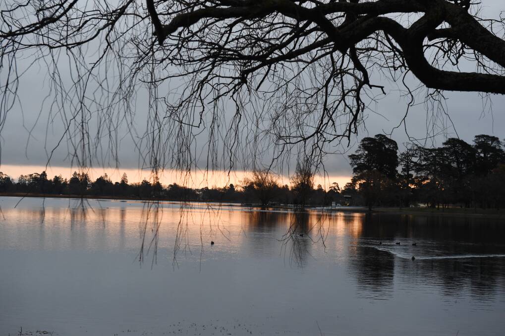 Cold, grey and damp, Ballarat turned it on Wednesday as the shivered through its coldest ever July day. Picture: Kate Healy
