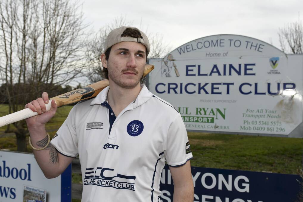RETURNING: Captain and vice president Nicholas Pantzidis is looking forward Elaine Cricket Club being back in the BCA. Picture: Lachlan Bence