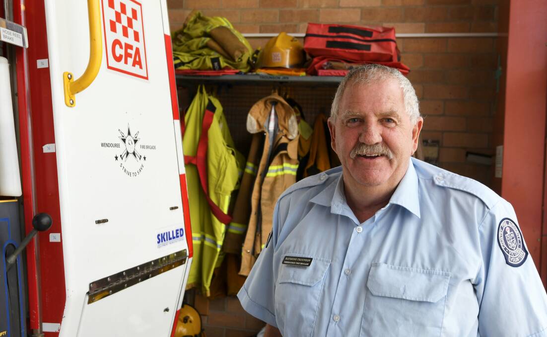 A CFA volunteer for more than 50 years, Ray Trounson has attended over 5000 fires. Picture: Lachlan Bence