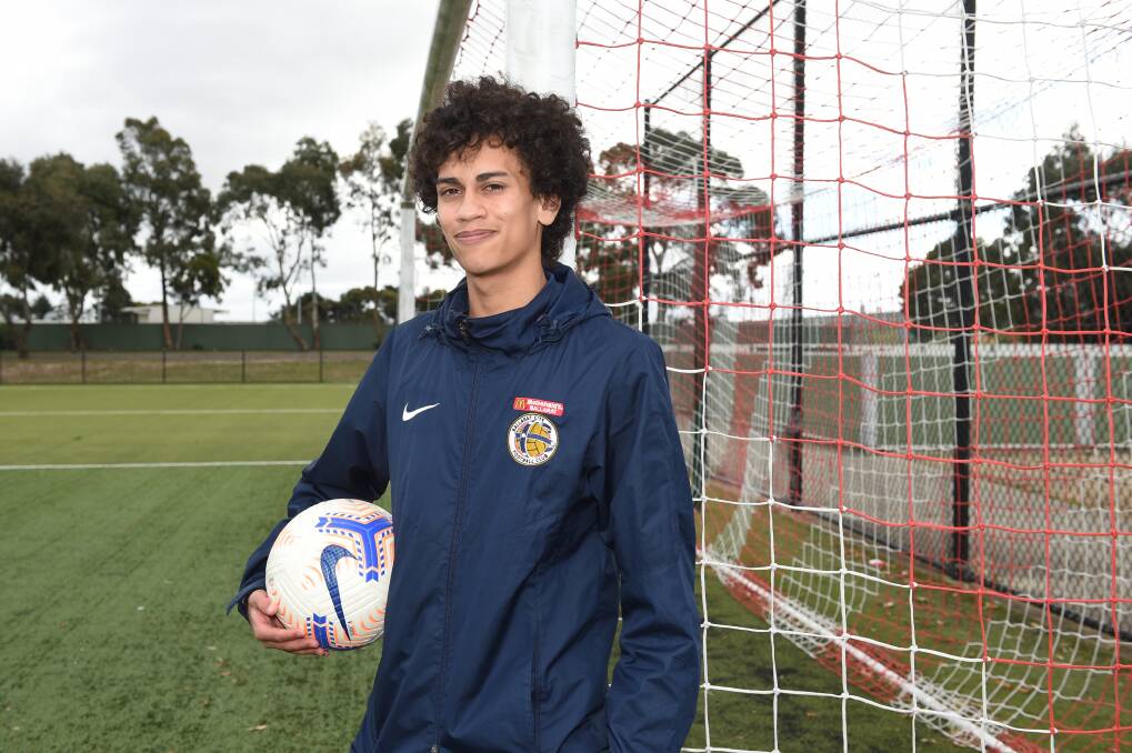 FAMILY CONNECTION: Jordan Lauton is the third of the Ballarat family to play top level football. Picture: Kate Healy 