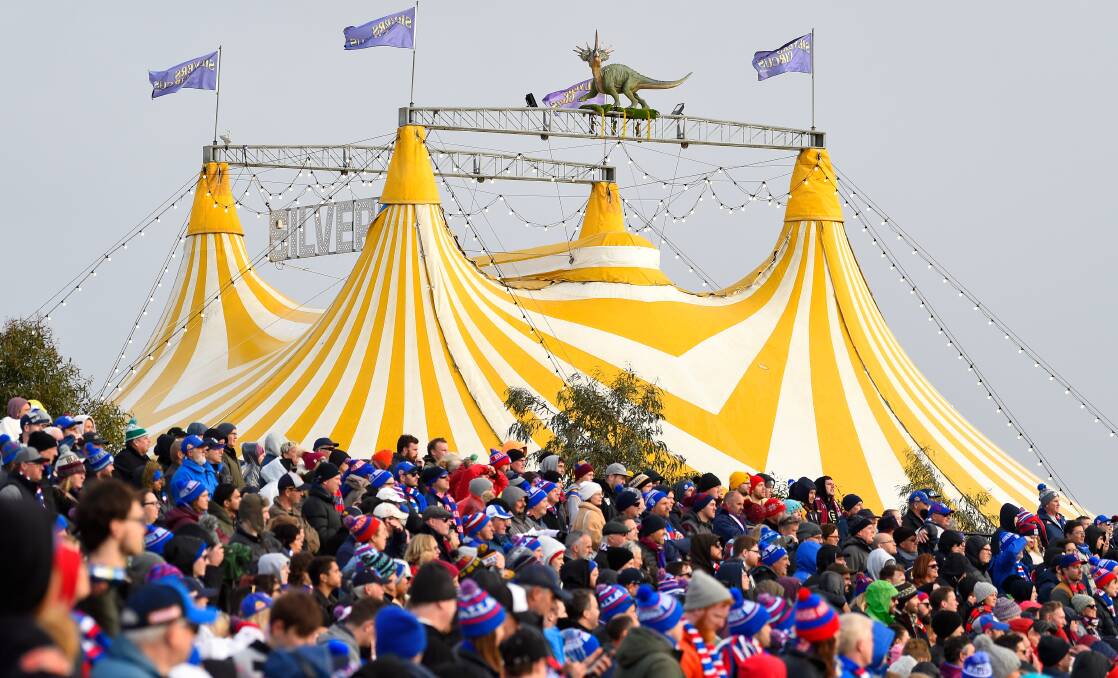 The AFL circus rolls back into Mars Stadium on August 25 and members are being urged to register early to avoid disappointment at the gate with a full house expected. 