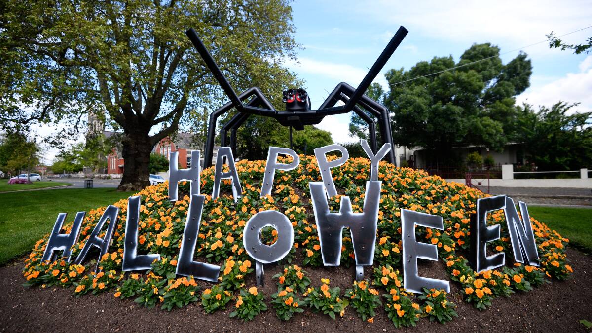 In full bloom, the Halloween display is just one of a series of amazing garden beds across Ballarat at the moment. All pictures by Adam Trafford