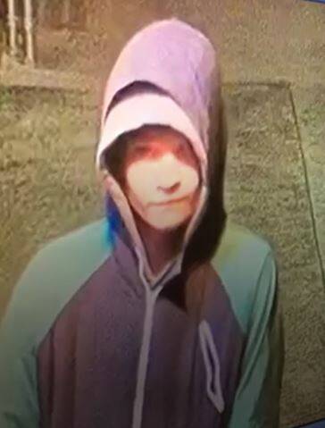 An image of the person wanted over an attempted theft in Main Road Golden Point