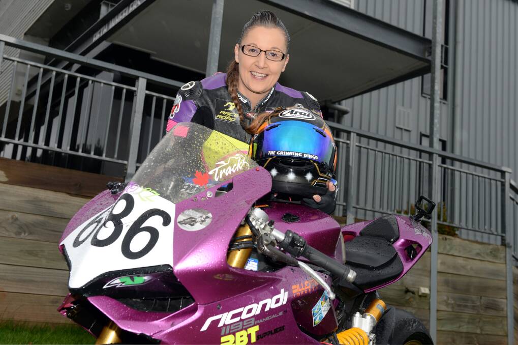 ON TRACK: Tracey Davies is heading to Eastern Creek for the Sydney five hour Endurance Event in July. Picture: Kate Healy