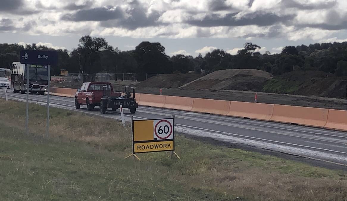 Works on the Midland Highway between Ballarat and Crewick have been delayed until after winter due to wet weather.