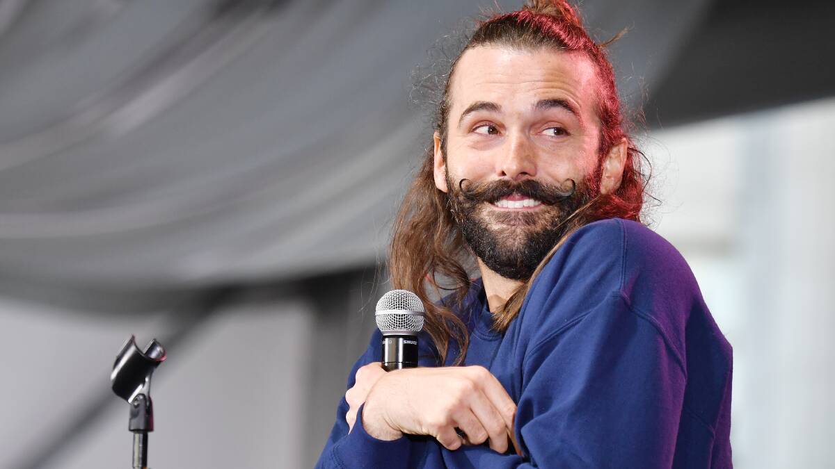 Jonathan Van Ness on stage performing in San Francisco. Picture: Getty Images
