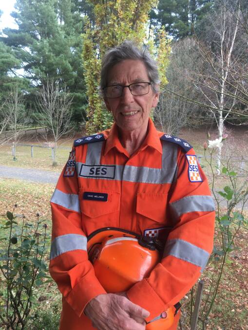 PROUD VOLUNTEER: Ballarat SES unit controller David Wellings has been a volunteer for 15 years. Photo: Supplied