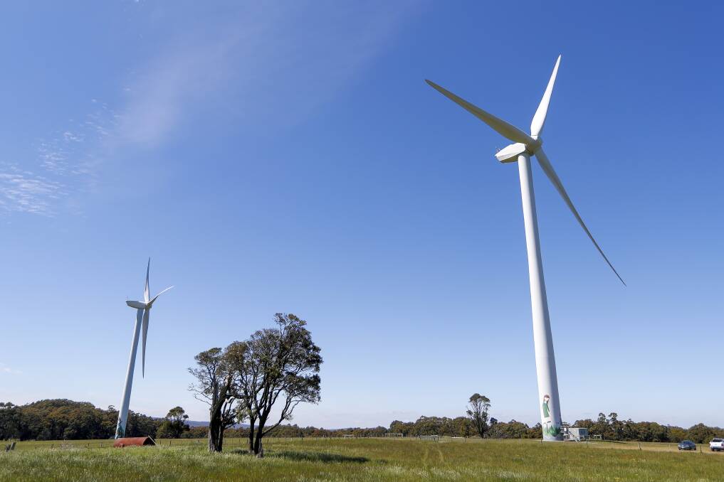 Community-owned wind farm Hepburn Wind. 