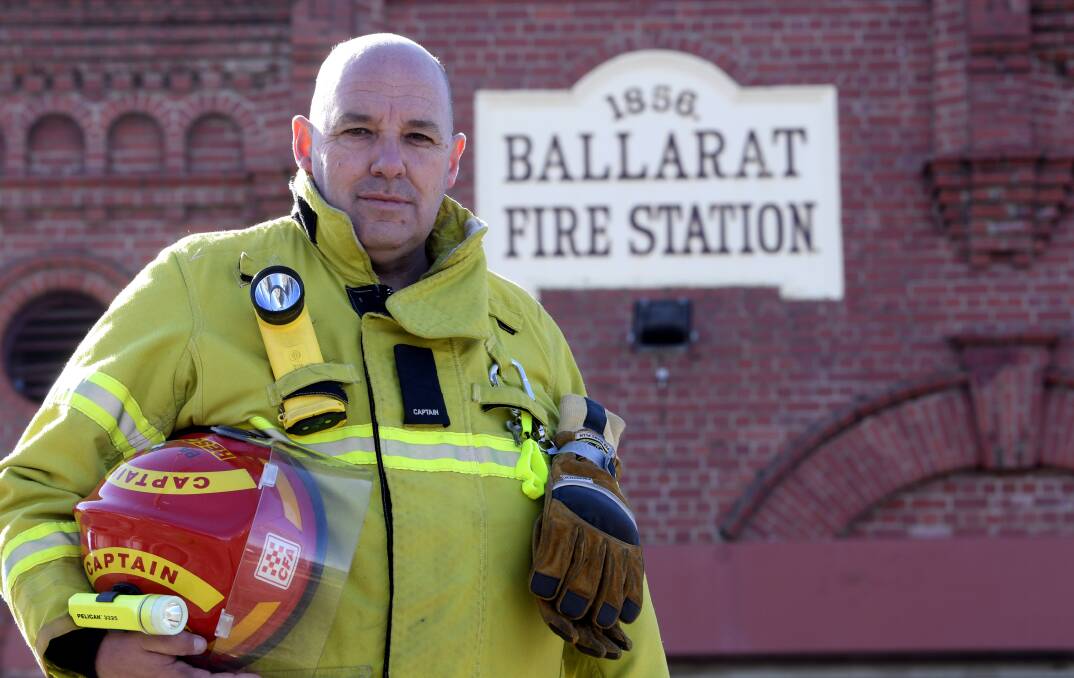 Ballarat Fire Brigade Captain Mark Cartledge.