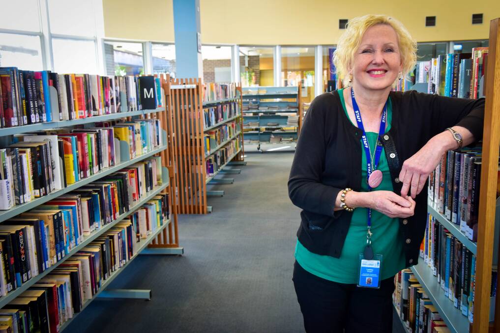 BOOKISH: Lesley Morgan of Ballarat Libraries. Photo: Brendan McCarthy