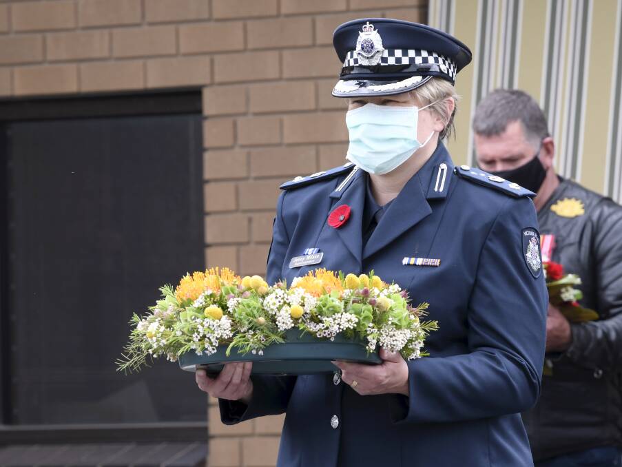 Superintendent Jenny Wilson and the Police Remembrance Day service in 2020