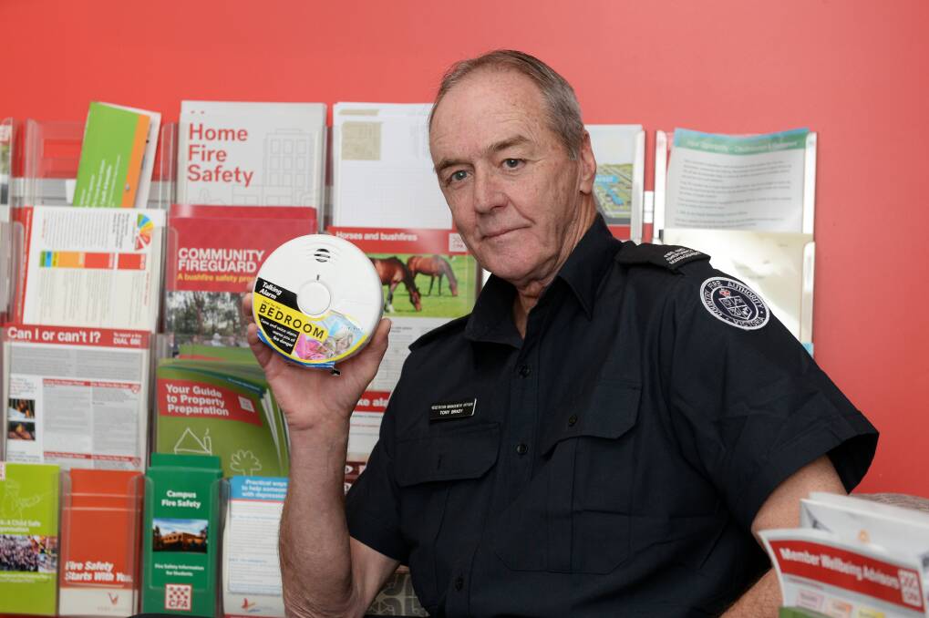 SAFETY FIRST: CFA acting manager community safety for the western region, Tony Brady. Photo: Kate Healy