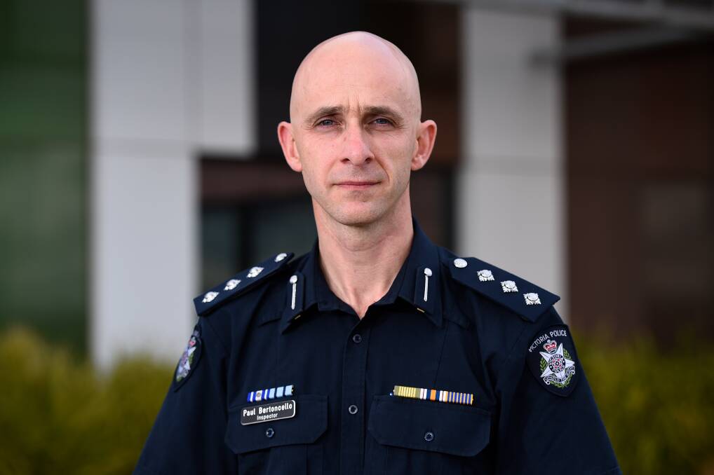 Inspector Paul Bertoncello is asking the community to surrender any unwanted, illegal or unregistered weapons during an amnesty. Photo: Adam Trafford