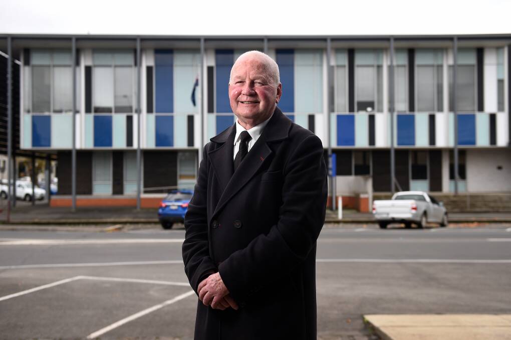 GOODBYE: After 43 years in policing, Inspector Greg Payne retired on Friday. Photo: Adam Trafford