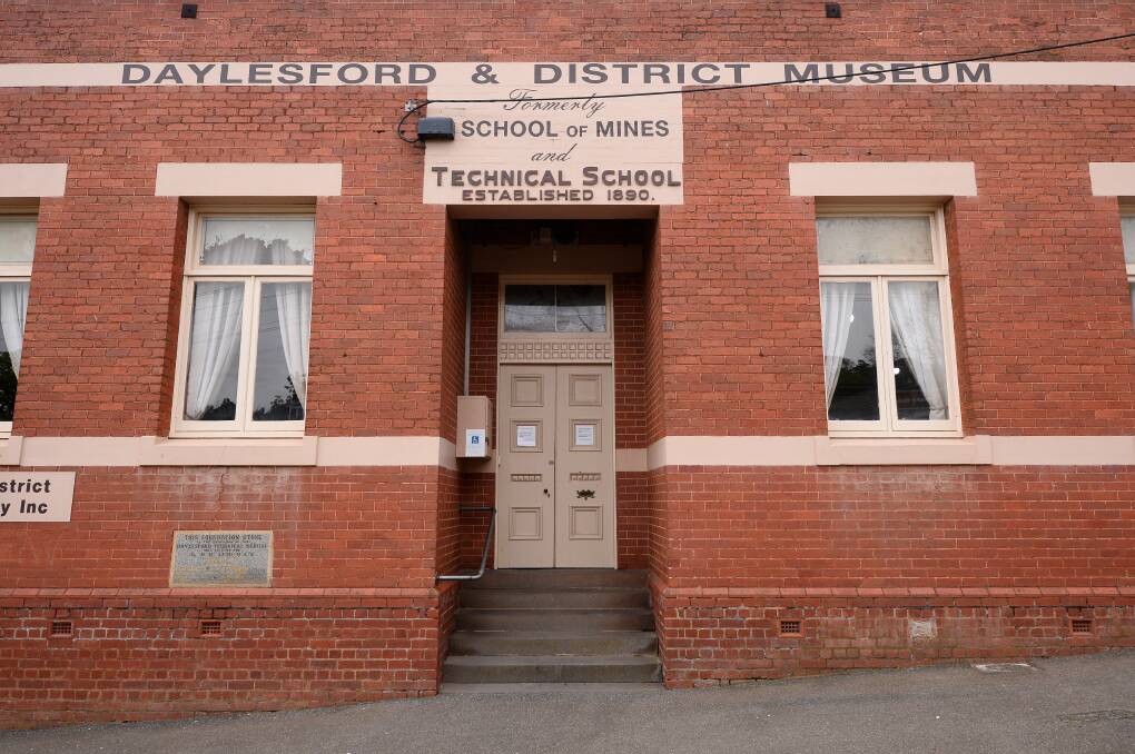 The museum is housed in the former School of Mines on Vincent Street, Daylesford. Photo: Adam Trafford