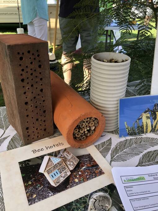 The Gardens for Wildlife Ballarat stall at the Buninyong Sustainable Living Expo last weekend. Photo: Supplied 