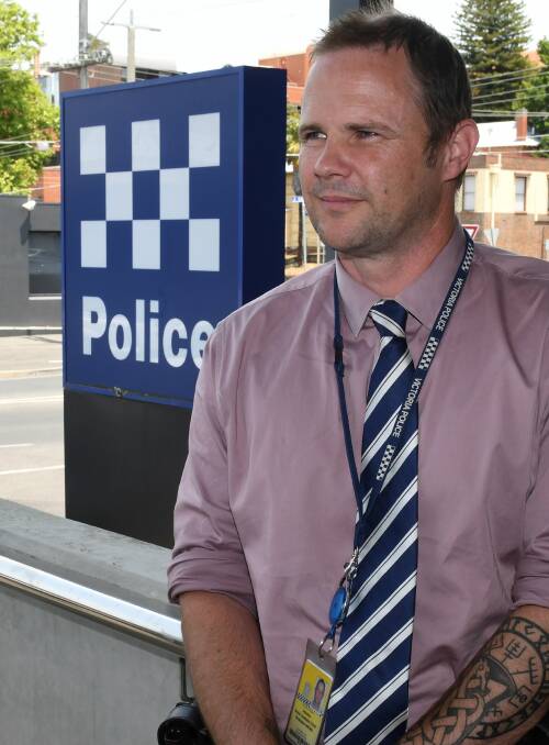Detective Senior Constable Christopher Brown. Photo: Lachlan Bence