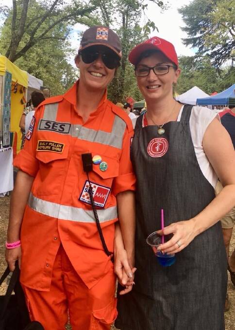 SUPPORT: Emily Pullen and Katie Gogoll at ChillOut festival in 2019. Photo: Supplied