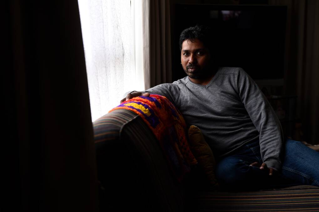 WORRIED: Ballarat man Neil Para is desperate to receive news about his family's immigration status. Photo: Adam Trafford