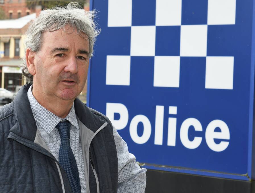 CONFRONTING: Detective senior sergeant Darren Tanis is in charge of the Ballarat SOCIT unit. Photo: Lachlan Bence