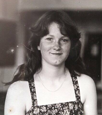 Belinda Williams as a young woman.