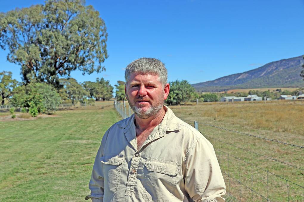 Warrak sheep farmer Daniel Buckingham