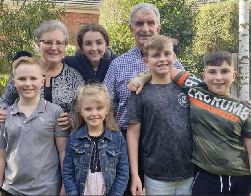 LOVING FAMILY: Back row - Robyn, Tayla and Stephen with Nicholas, Olivia, William and Harrison in front. Photo: Supplied