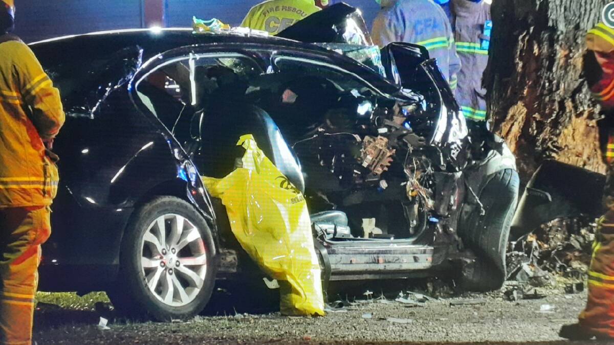 The car was severely damaged. Photo: 4KTV