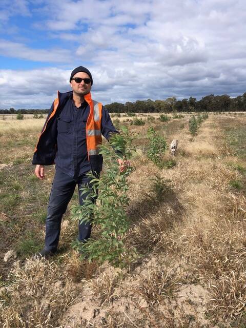 Ben Boxshall, Co-founder of wood4good in Yamburra in East Gippsland. Photo: Supplied