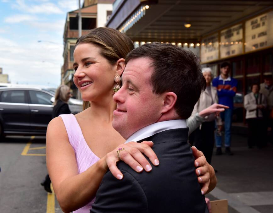 SPECIAL MOMENT: Michelle and Stevie Payne. Photo: Brendan McCarthy