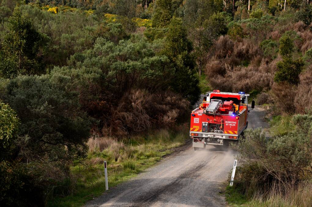 Buninyong- Mt Helen Brigade responded to the fires. Photo: Adam Trafford