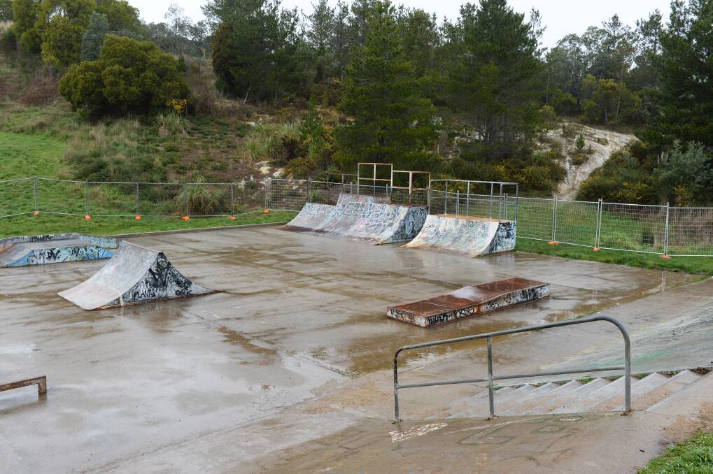 CONSTRUCTION: The outdated skate park is set for a refresh after a decade of community campaigning. Photo: Kate Healy
