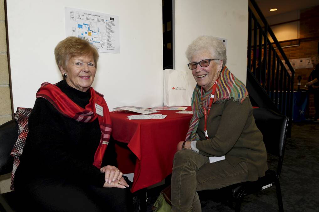 Rhonda Woodrow and Marion Blythman volunteers at the Office of the Public Advocate.