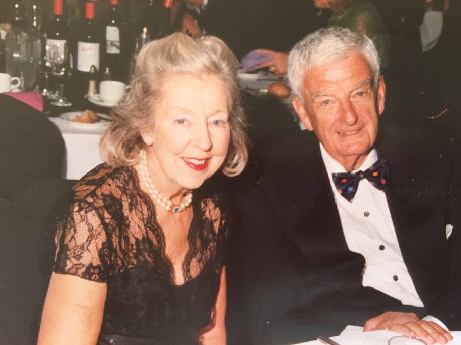 Go-to man: Geoff Torney with his wife Janet. Mr Torney has been remembered as a universally respected mentor and a man of integrity.