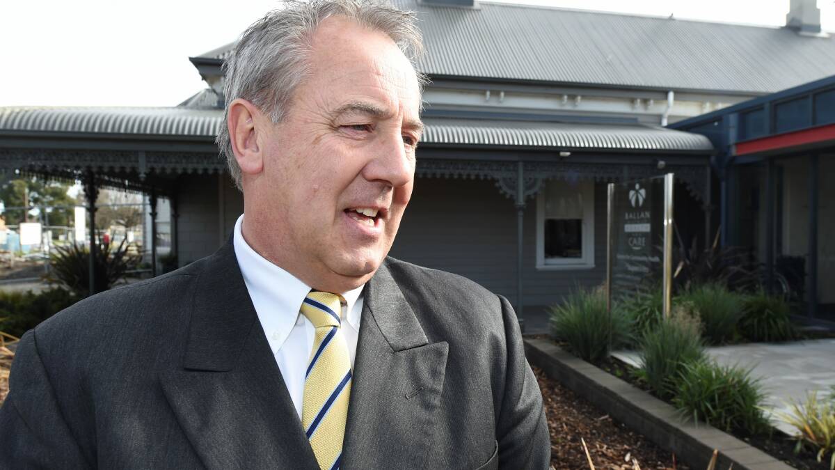 Ballan District Health Care chief executive Wayne Weaire said the facility's nursing home has been bypassed for state and federal funding. Picture: Lachlan Bence.