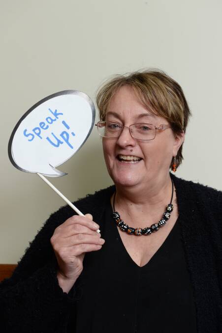 Be heard: Grampians disAbility Advocacy's Fiona Tipping says the workshop will be an opportunity to learn about the processes of the NDIS. Picture: Kate Healy.