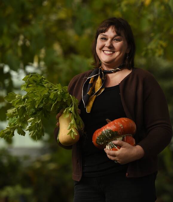 Relieved: Food is Free's Lou Ridsdale is happy to see the vege verge fee lowered from $150 to between $10 and $20 at last week's Ballarat City Council meeting.