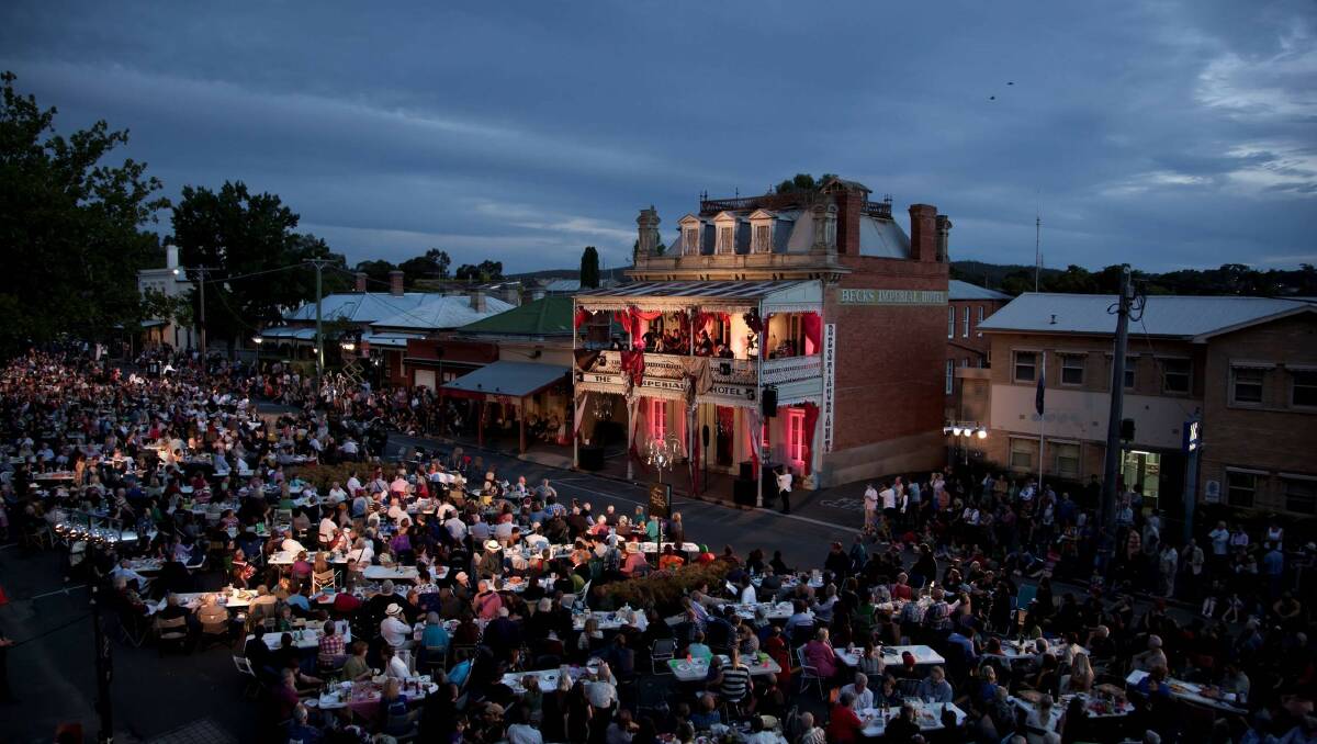 Future past: Castlemaine State Festival will kick off with a street party featuring over 200 performers this Friday at Castlemaine Goods Shed.