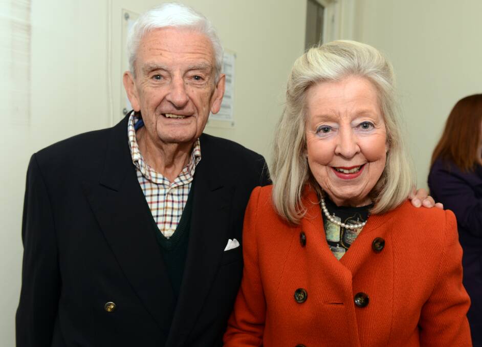 Geoff Torney and Janet Torney in 2012. Picture: Kate Healy.