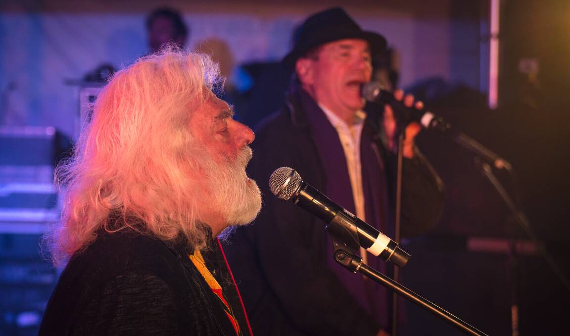 Super duo: Brian Cadd and Glenn Shorrock will play Her Majesty's Theatre on Friday, February 12. The pair have played together since they were 20-years-old.