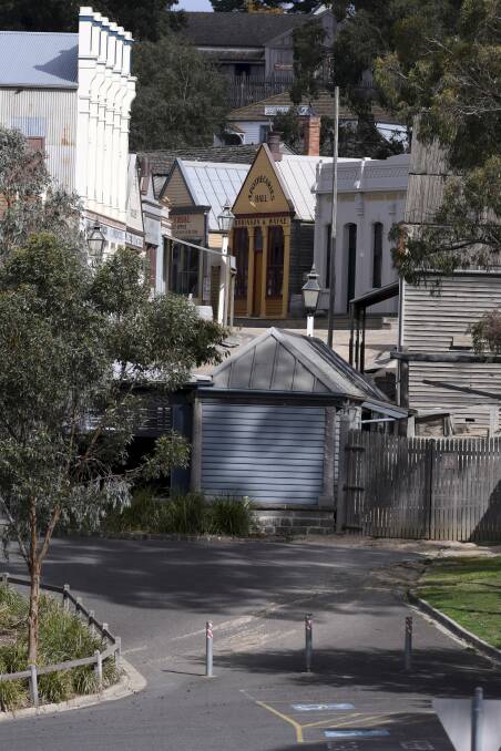 Empty: Sovereign Hill has been closed since March 21. Picture: Lachlan Bence.