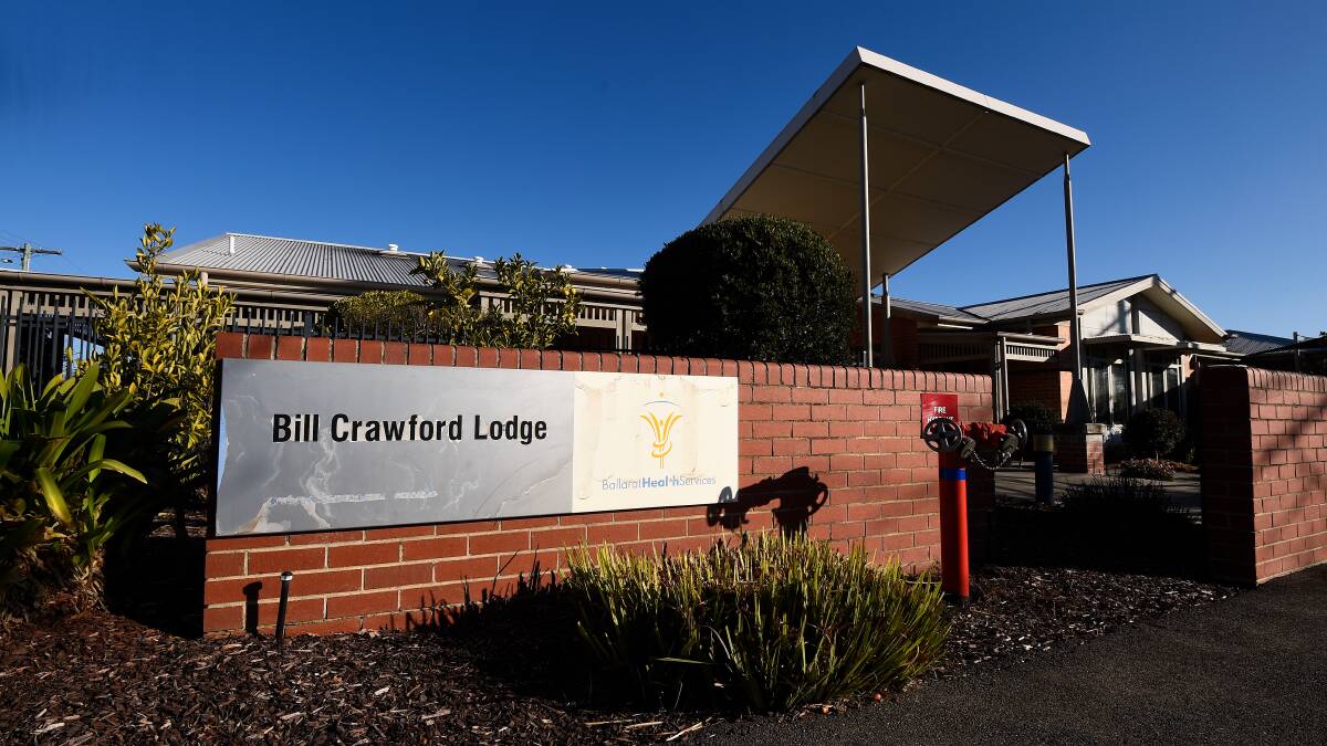 There have been two positive cases so far linked to Bill Crawford Lodge in central Ballarat. Picture: Adam Trafford.