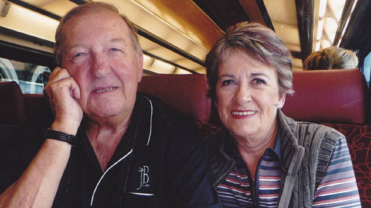 Les Holloway, pictured here with his wife Meryl. Picture: supplied.