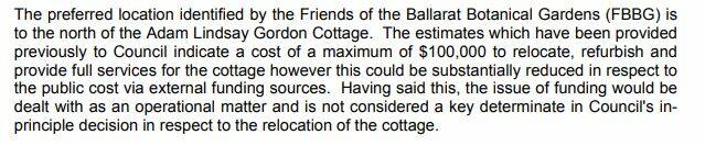 Damning report on Gatekeepers Cottage and fernery projects