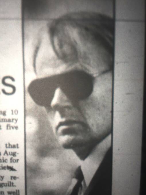 A newspaper file clipping of Vincent Reynolds