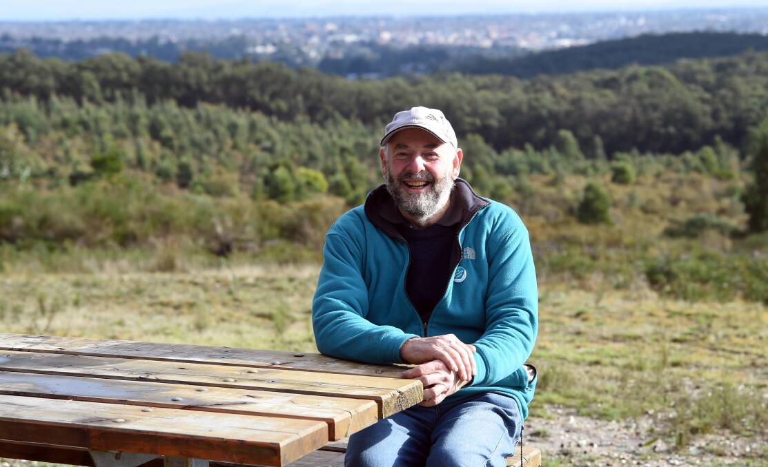 ADVOCATE: Jeff Rootes has worked tirelessly to secure the future of the Woowookarung Regional Park for all the Ballarat community. Picture: Kate Healy. 