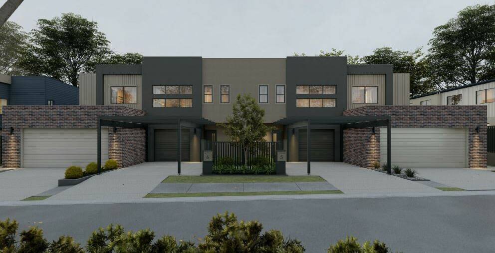 An artist's impression of the townhouses. Source: Planning documents.