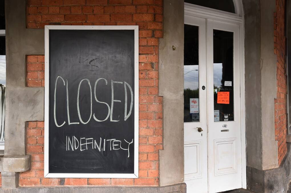 The Lake View Hotel closed on Tuesday morning. Photo: Adam Trafford.