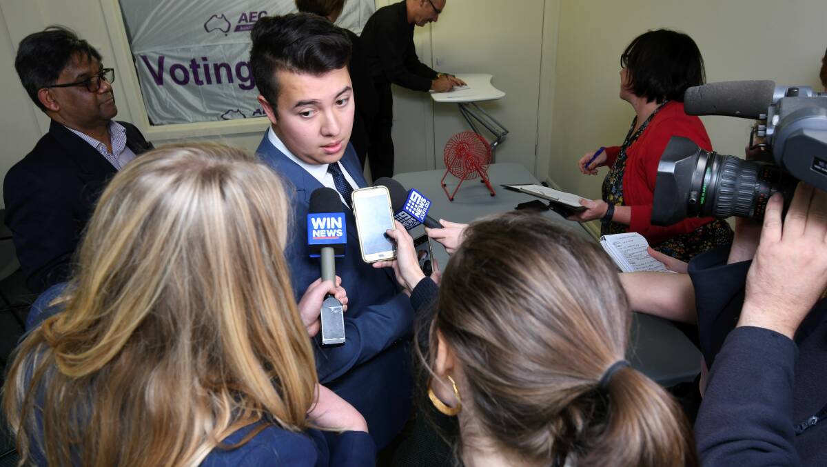 Mr Vo still seems ill at ease in front of the media. Picture Lachlan Bence.